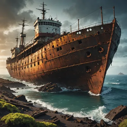 Заброшенный корабль: фото – Погружение в тайны самых известных заброшенных судов мира