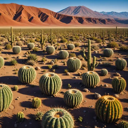 Самые красивые кактусовые поля: удивительные ландшафты Атакамы и Соноры